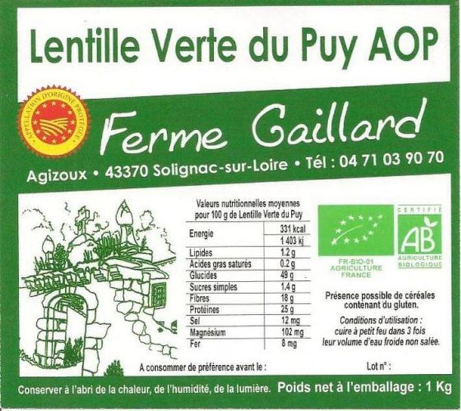 Ferme Gaillard Solignac sur Loire