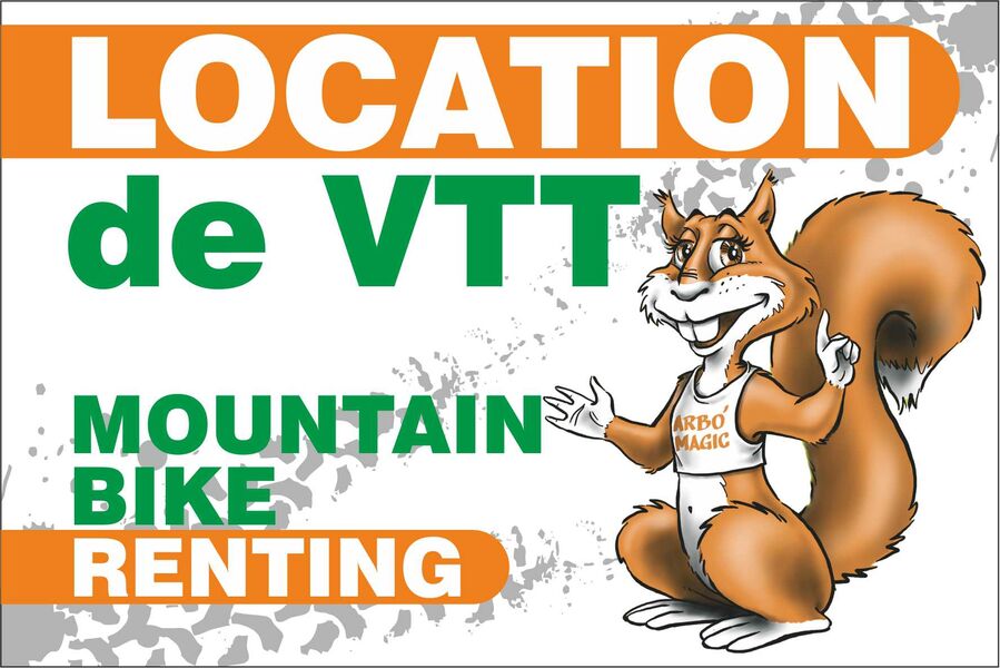 location VTT label accueil velo Arbo'magic parc de loisirs nature drome