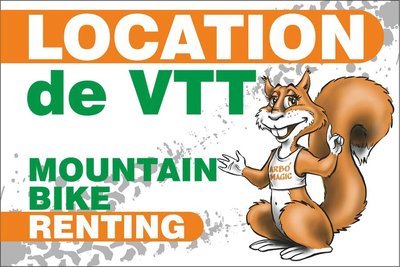 location VTT label accueil velo Arbo'magic parc de loisirs nature drome