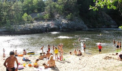 Baignade surveillée à Monistrol-d'Allier