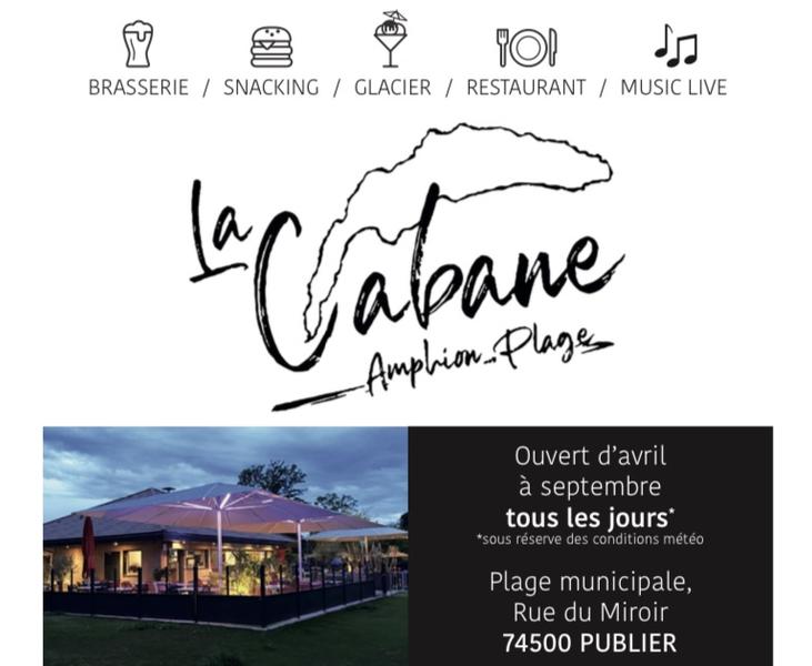 Venez découvrir la Cabane, ses petits plats, sa terrasse, le soleil de la plage !