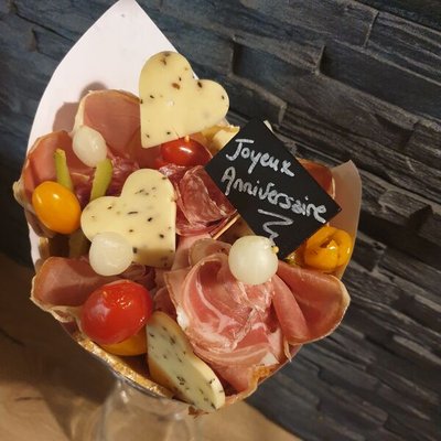 Bouquet de fromages et charcuteries