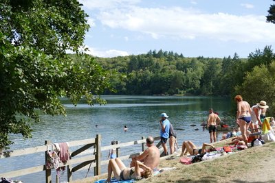 Baignade - Gour de Tazenat