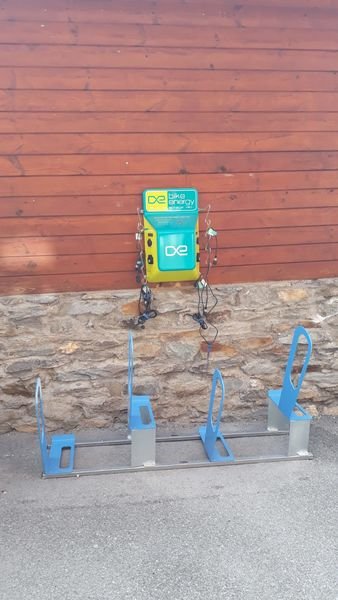 Borne de recharge pour vélos à assistance électrique à Valfréjus