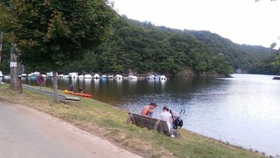 Mise à l'eau au pont du Bouchet