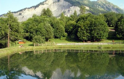 Plan d'eau et de baignade à Albiez le Jeune