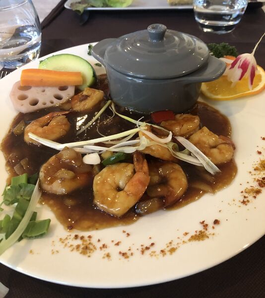Wok de crevette