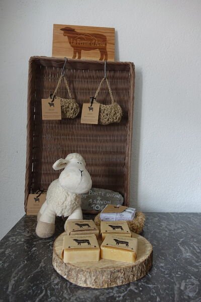Les savons et accessoires