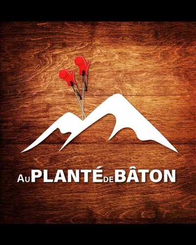 Logo au planté de bâton
