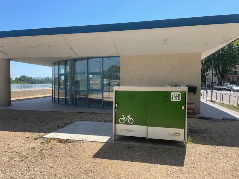 Vélo box à La Voulte (ViaRhôna & Dolce Via)