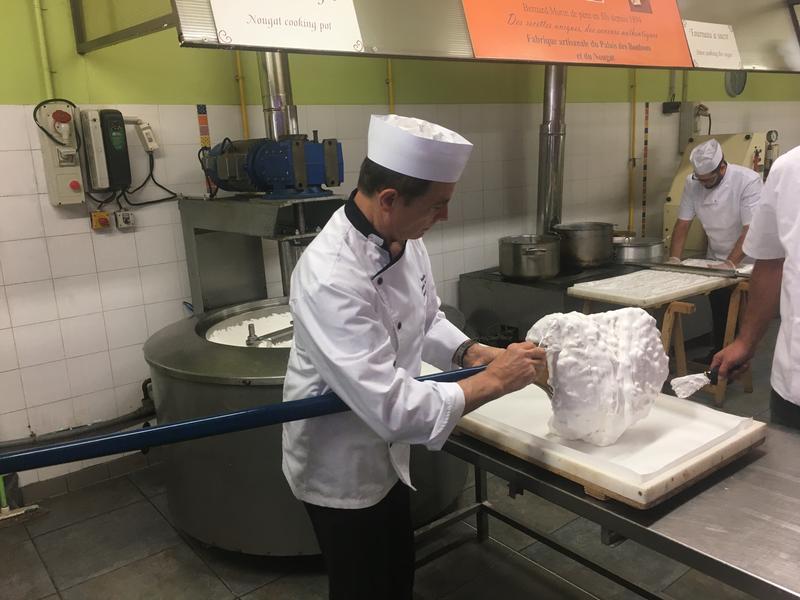 Fabrique artisanale du nougat à Montélimar