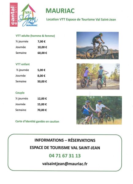 Location de VTT