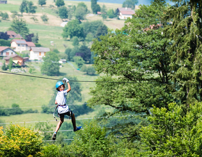 tyrolienne de la cascade Seythenex