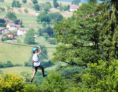 tyrolienne de la cascade Seythenex