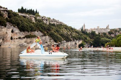 Plage du Grain de Sel à Saint-Martin-d'Ardèche