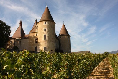 Façade nord du Château de Corcelles