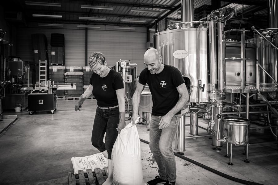 les brasseurs au travail