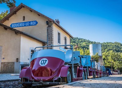 Vélorails en gare de Boucieu-le-Roi