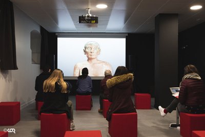 Salle de projection des collections