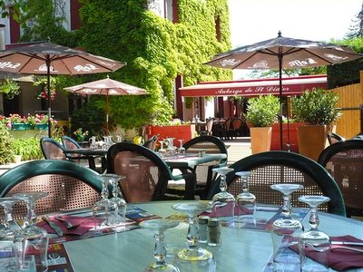 Terrasse Auberge Saint Didier