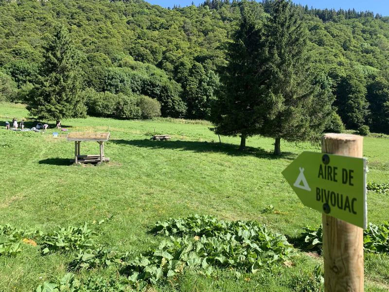 Aire de bivouac de Chambon des Neiges