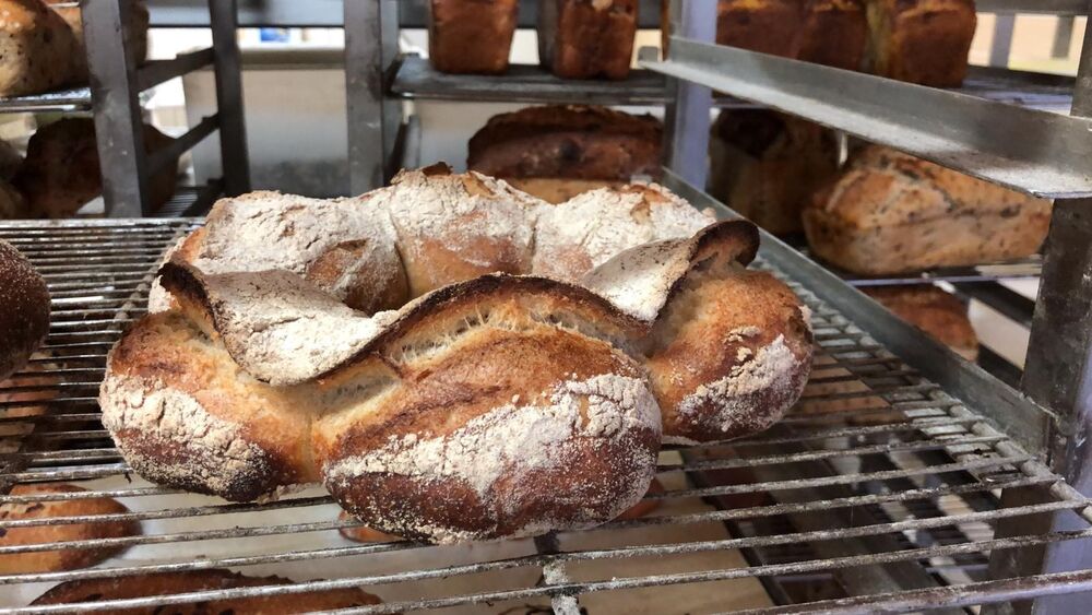 couronne à la sortie du four