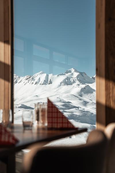 Vue depuis restaurant Cocotte - Val d'Isère