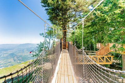 Sentier sur Passerelle