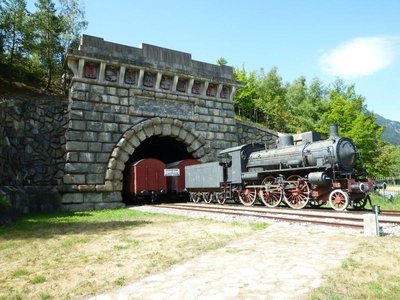 Ancienne entrée Ferroviaire tunnel du Mont Cenis à Modane