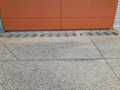 Arceaux à vélo - Gymnase_Chazelles-sur-Lyon