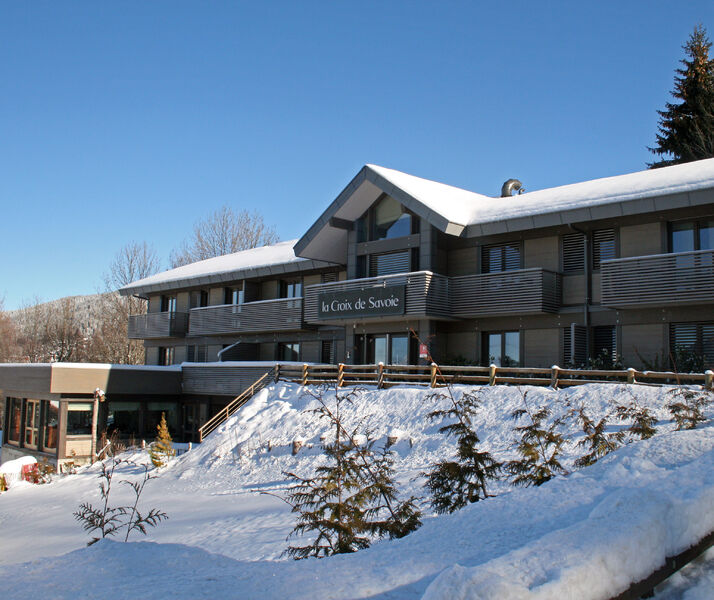 Façade en hiver