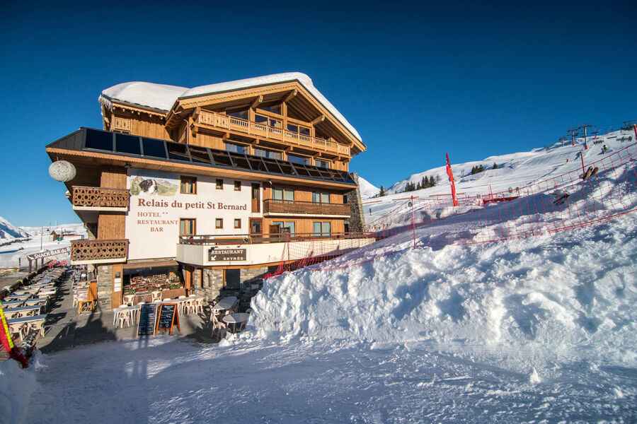 ski aux pieds