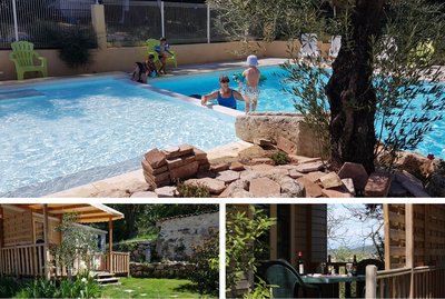calme au camping en Drome provençale