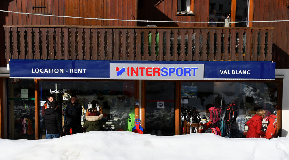 Vitrine Intersport Val Blanc Arêches
