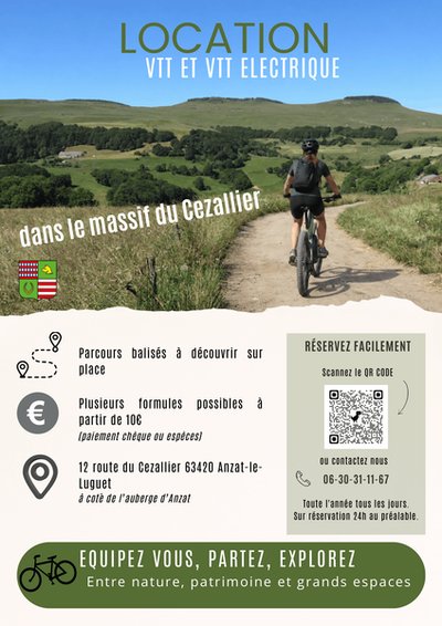 Location de VTT et VTT à assistance électrique_Anzat-le-Luguet