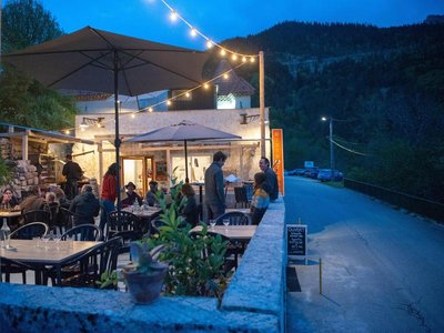 Terrasse soir d'été
