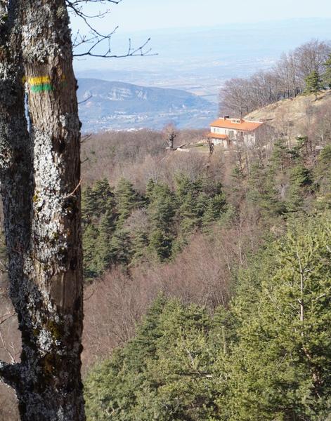 Vue du GR sur l'Amer