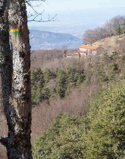 Vue du GR sur l'Amer