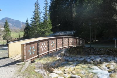 Pont de la base de loisirs de Seytroux