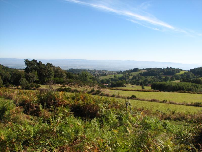 Vue sur le village de Verrières