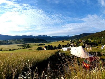 Emplacement panoramique Camping Les Eymes