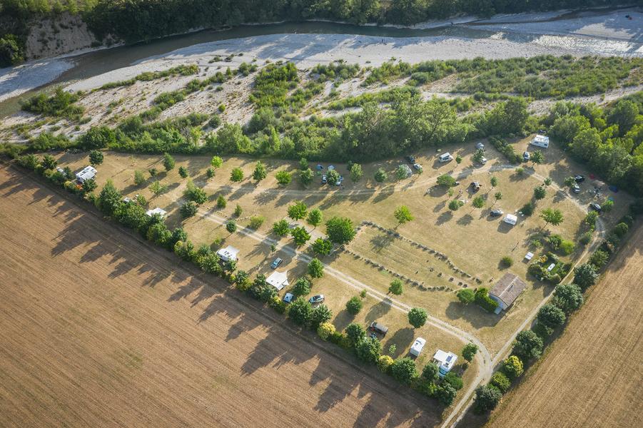 vue aérienne aire naturelle