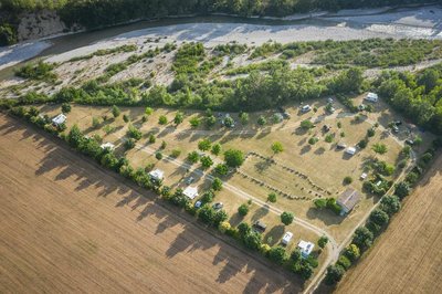 vue aérienne aire naturelle