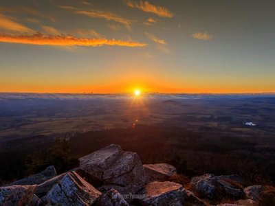 Couché de soleil du Lignon