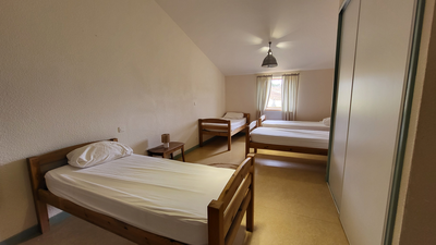 Le refuge et ses chambres