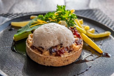 Les Grillons - quiche et petits légumes