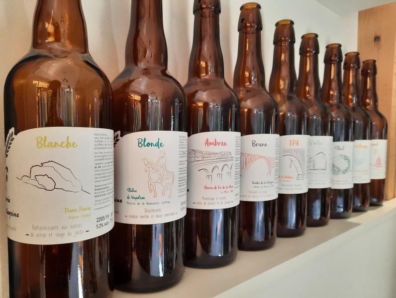 La gamme de bière