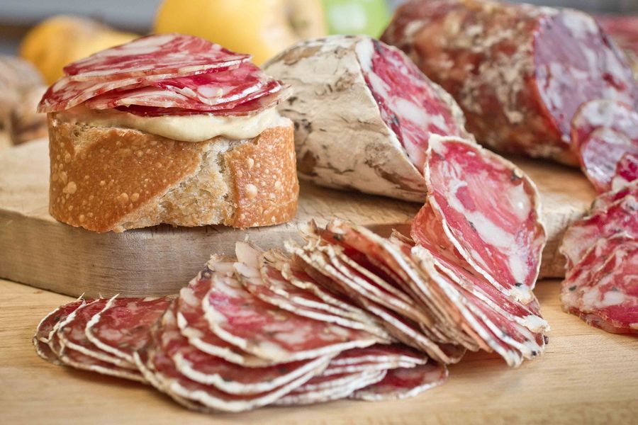 Assiette de charcuterie