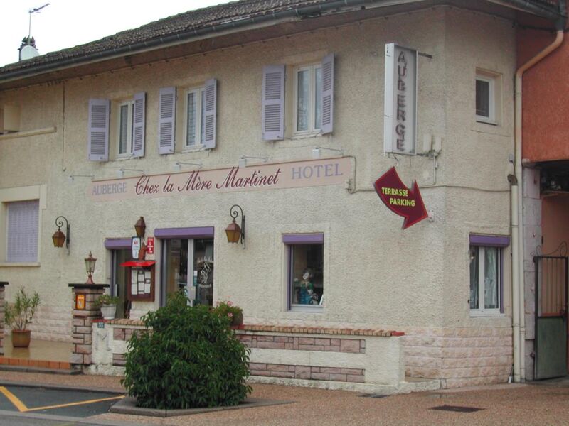 Façade de l'Auberge Chez la Mère Martinet