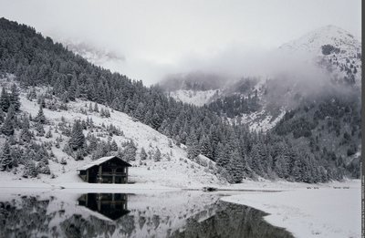 Maison de la Réserve naturelle nationale du Plan de Tuéda (hiver)